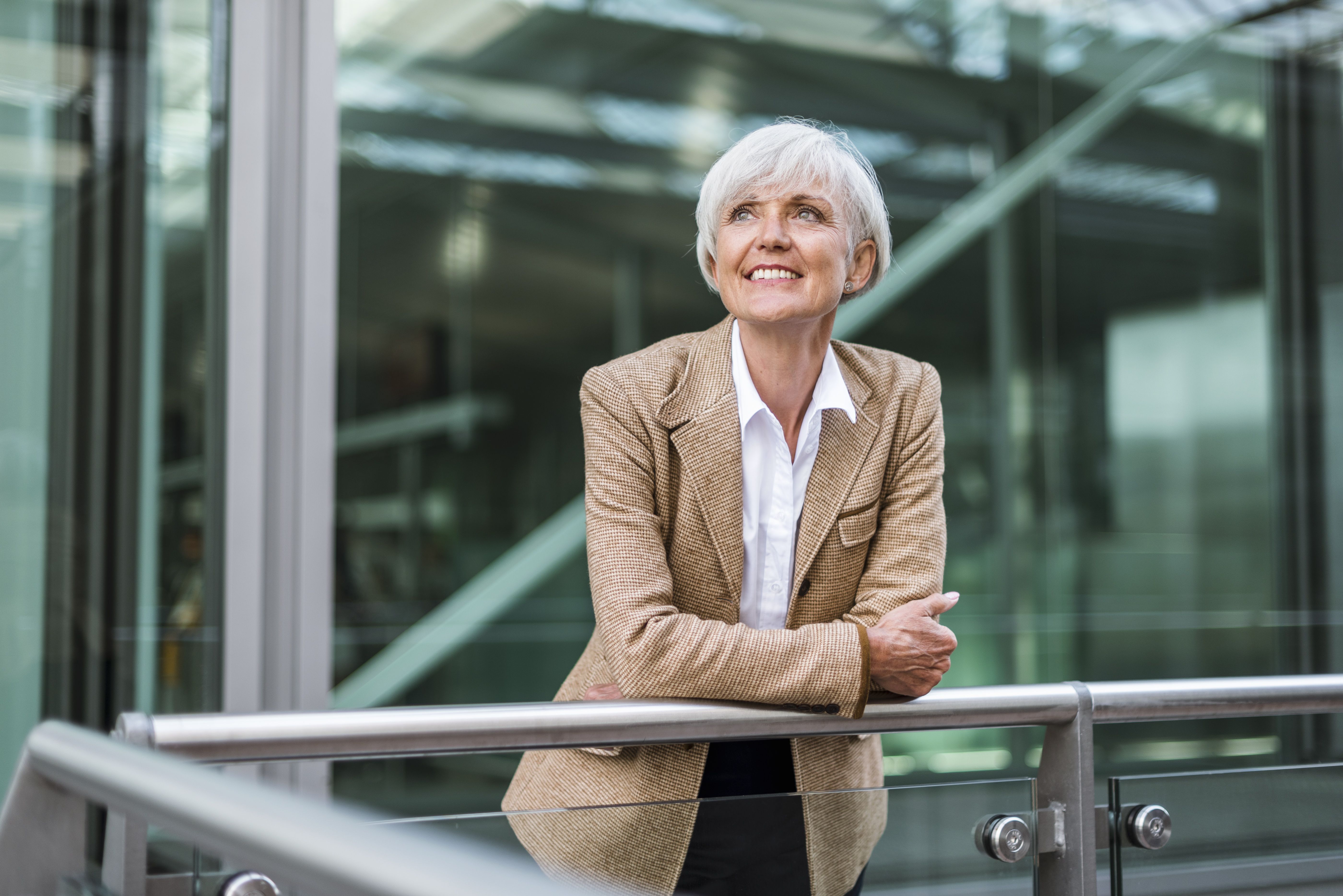 Smiling business woman