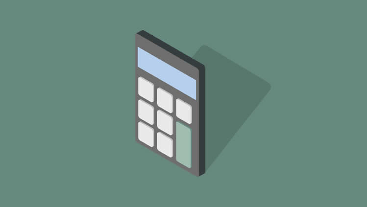 Illustration of a calculator
