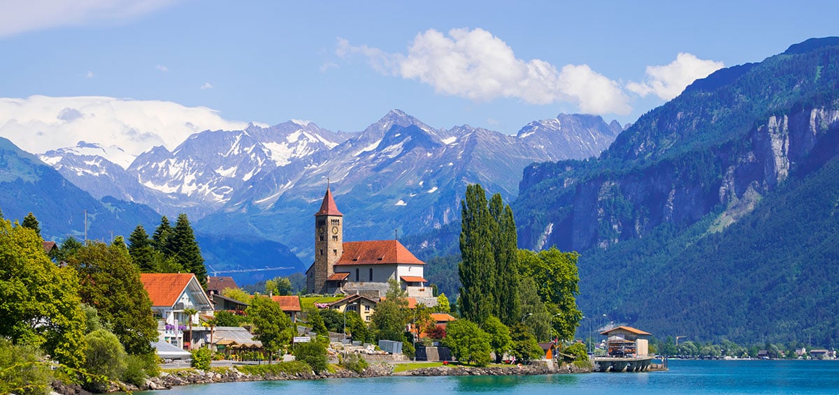 Mountain landscape in Austria