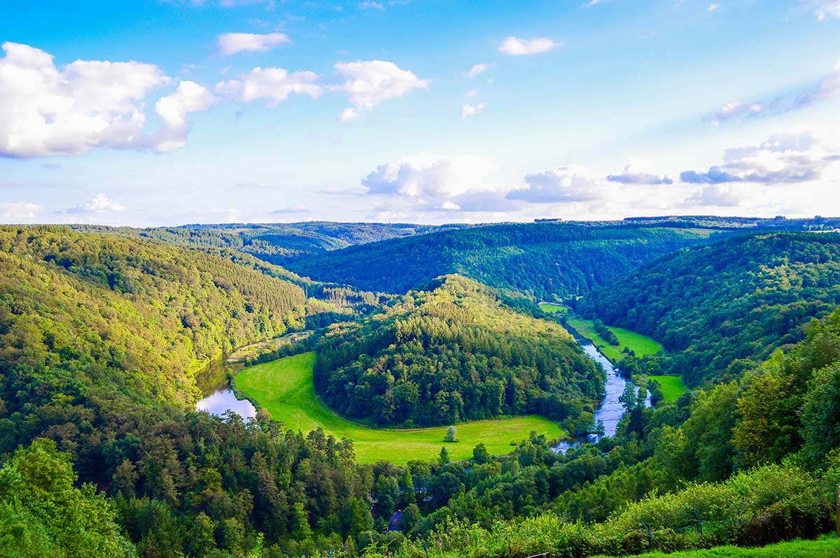 Mountain Landscape in Belgium