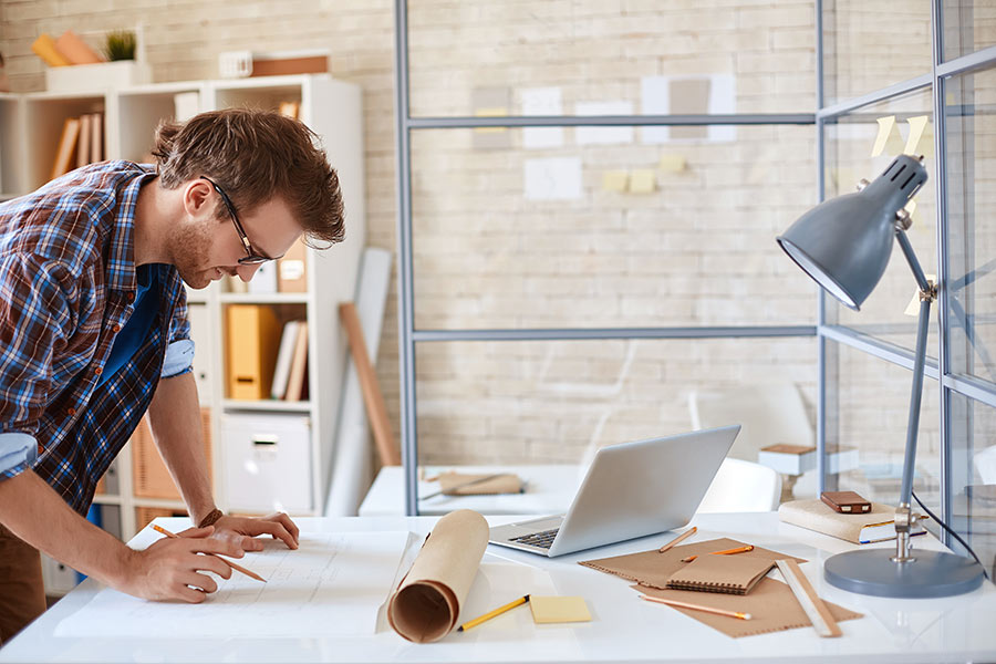 Man working in office