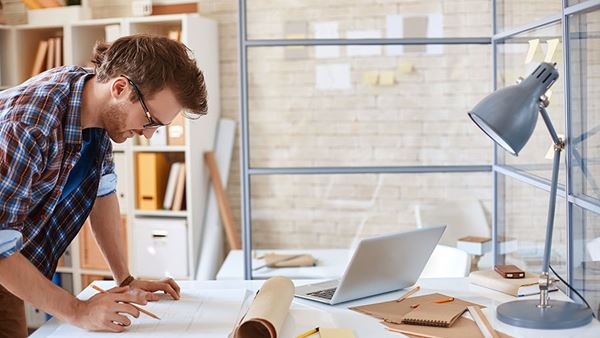 Man working in office