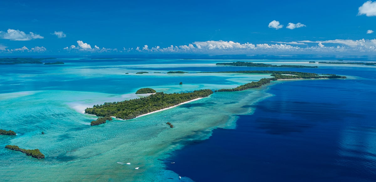 Mauritius beach landscape