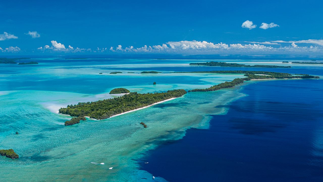 Mauritius beach landscape