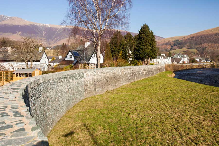 View of english countryside