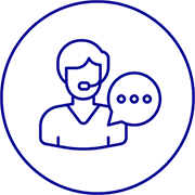 Chat man icon