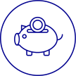 Icon of piggybank