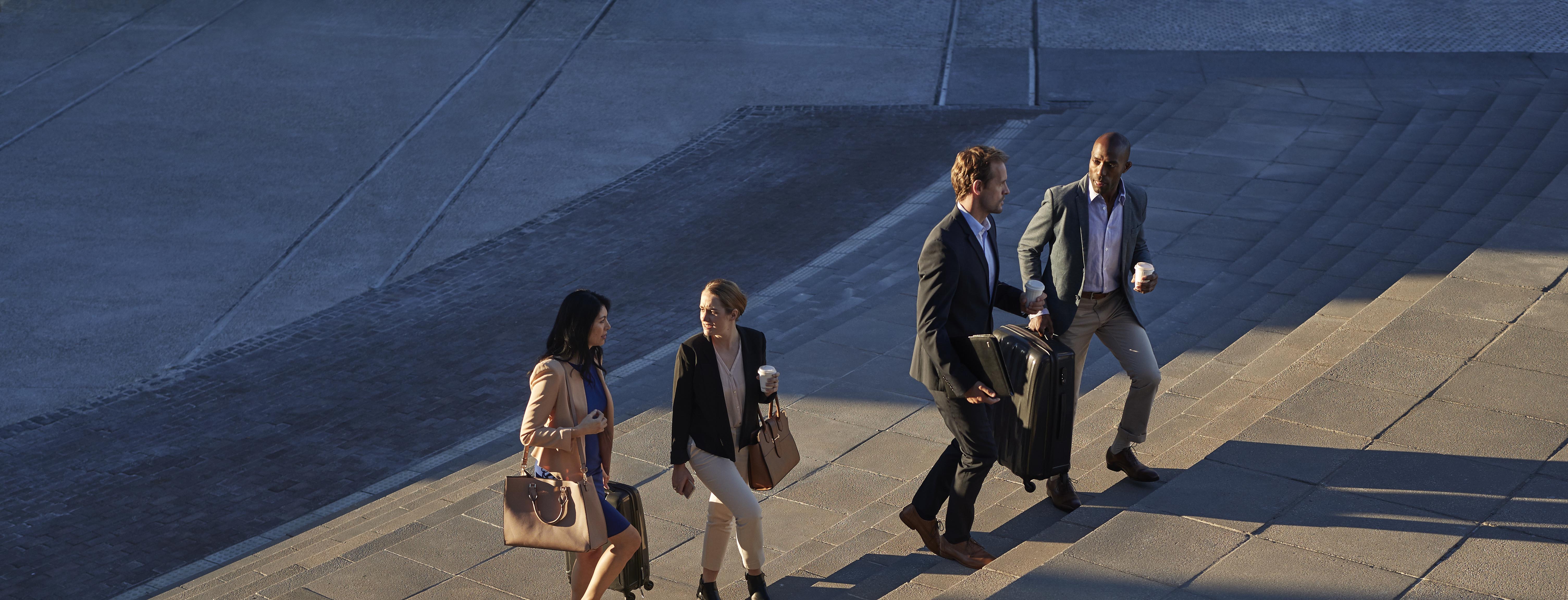 Group of people walking
